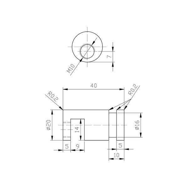 Matēti melns misiņa piekarināms āķis – Sapho-image-4