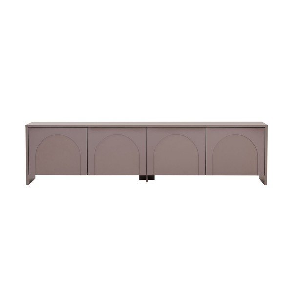 Pelēkbrūns TV galdiņš 180x45x32 cm Aurelia – Kalune Design-image-4