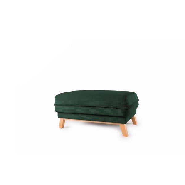 Tumši zaļš velveta kāju soliņš Tori – Bonami Selection-image-1