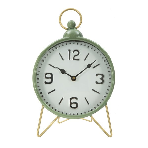 Zaļš galda pulkstenis ar zelta detaļām Mauro Ferretti Glam