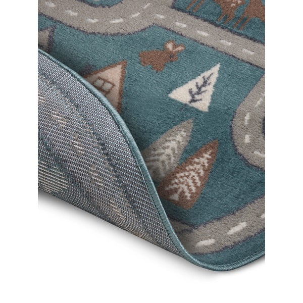 Zaļganzils bērnu paklājs ø 140 cm Streets – Hanse Home-image-3