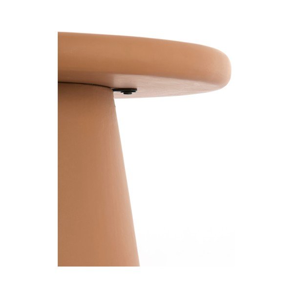 Terakotas oranžs apaļš žurnālgaldiņš ø 70 cm Kulona – Light & Living-image-3