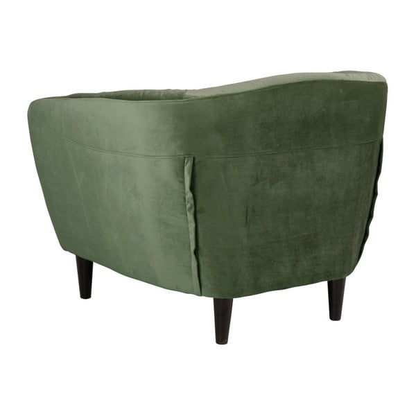 Zaļš samta atpūtas krēsls Actona Ria-image-2