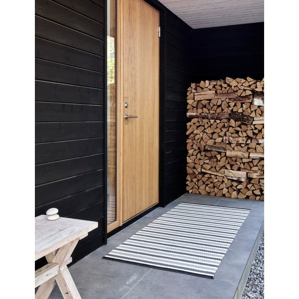 Pelēks/bēšs iekštelpu un āra celiņa paklājs 70x240 cm Teo Warm Grey – Pappelina-image-2