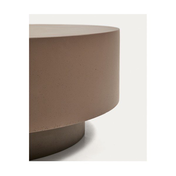 Betona apaļš dārza kafijas galdiņš ø 60 cm Garbet – Kave Home-image-4