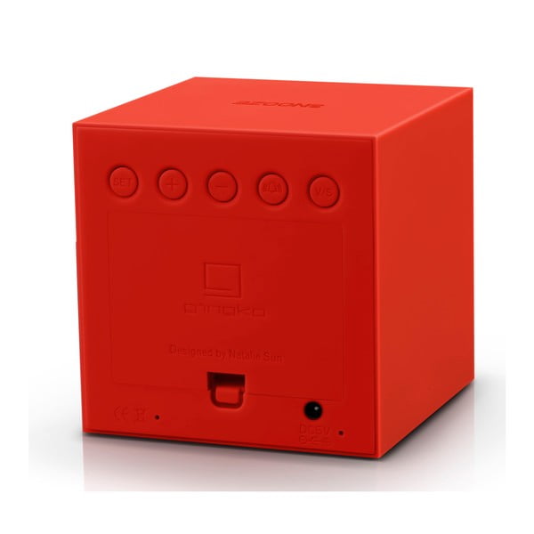 Sarkans LED modinātājs Gingko Gravity Cube-image-4