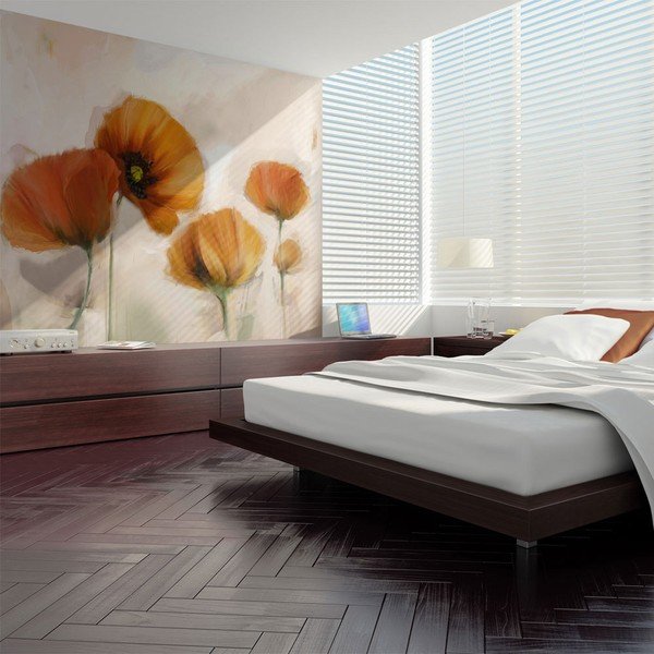 Lielformāta tapetes Artgeist Vintage Poppies, 400 x 309 cm-image-1