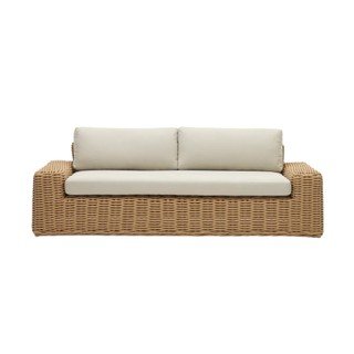 Dārza dīvāni no mākslīgās rotangpalmas