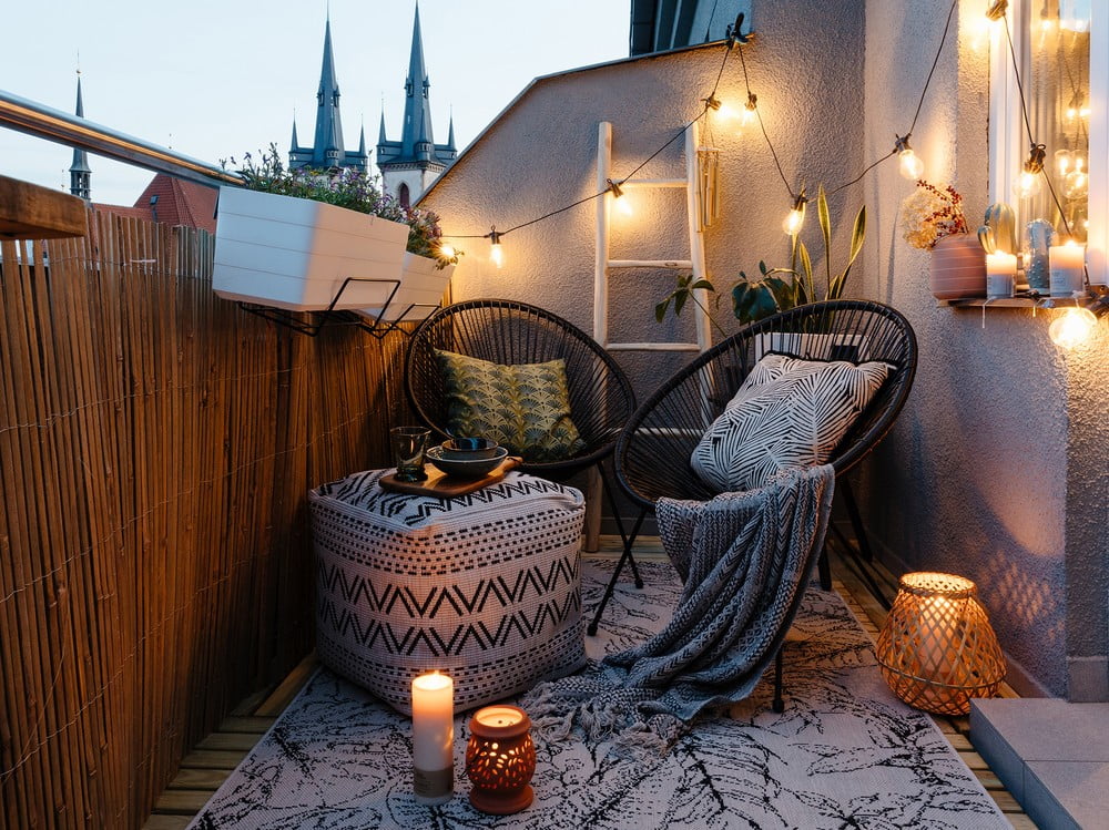 Iedvesma : Balkons un terase, Boho stils