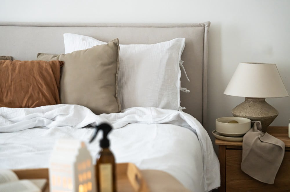 Iedvesma : Guļamistaba, Klasiskais stils, Rudens, Tekstils