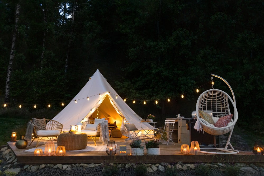 Iedvesma : Boho stils, Dārzs