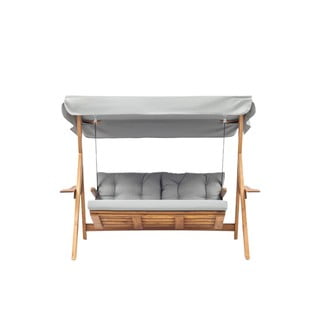 Dārza koka šūpoles