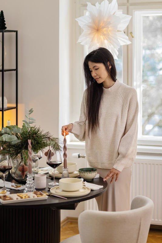 Iedvesma : Ziemassvētki, Ēdamistaba, Skandināvu stils