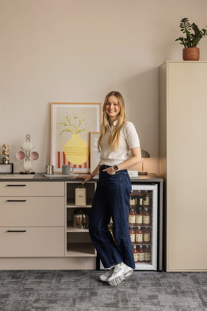 Iedvesma : Virtuve un ēdamistaba, Birojs