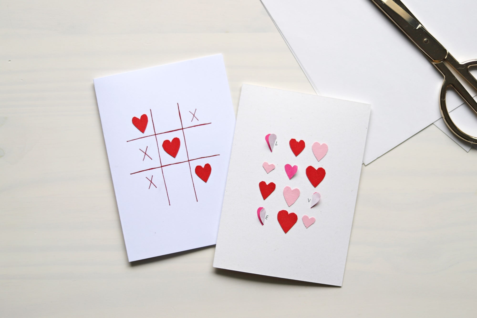 3. un 4. Valentīndienas kartītes ideja