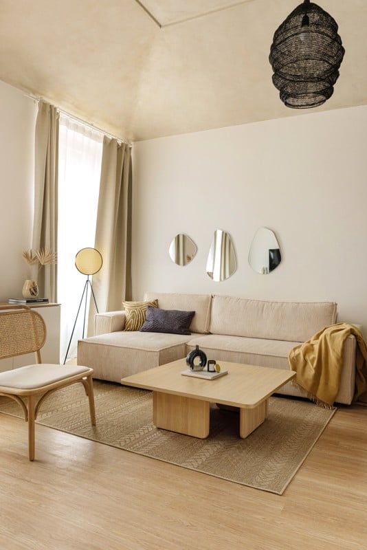 Iedvesma : Dekorācijas un stils, Dzīvojamā istaba