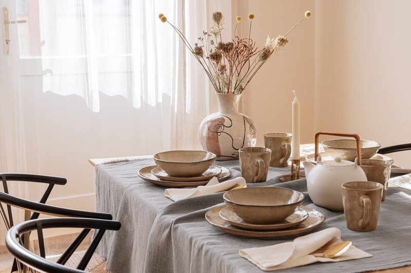 Iedvesma : Boho stils, Ēdamistaba
