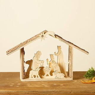 Jēzus dzimšanas ainas statuetes