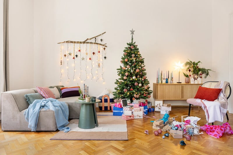 Iedvesma : Ziemassvētki, Dzīvojamā istaba