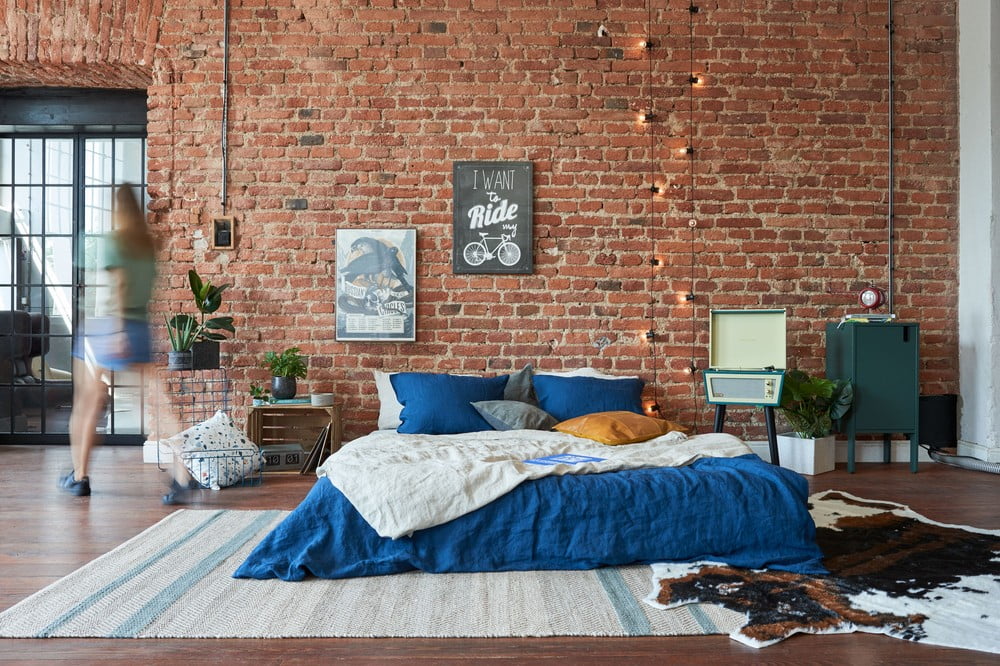 Iedvesma : Guļamistaba, Industriālais stils