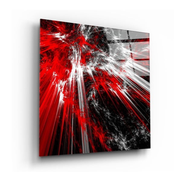 Stikla glezna Insigne Red Blast, 40 x 40 cm