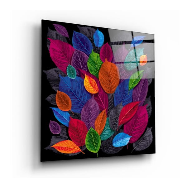 Stikla glezna Insigne Colored Leaves, 60 x 60 cm
