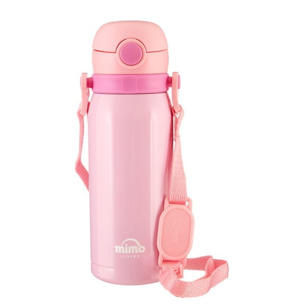 Gaiši rozā termo pudele Premier Housewares Mimo Kids, 450 ml