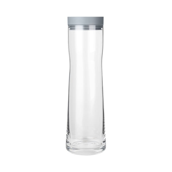 Stikla ūdens karafe ar pelēku silikona vāku Blomus Aqua, 1 l