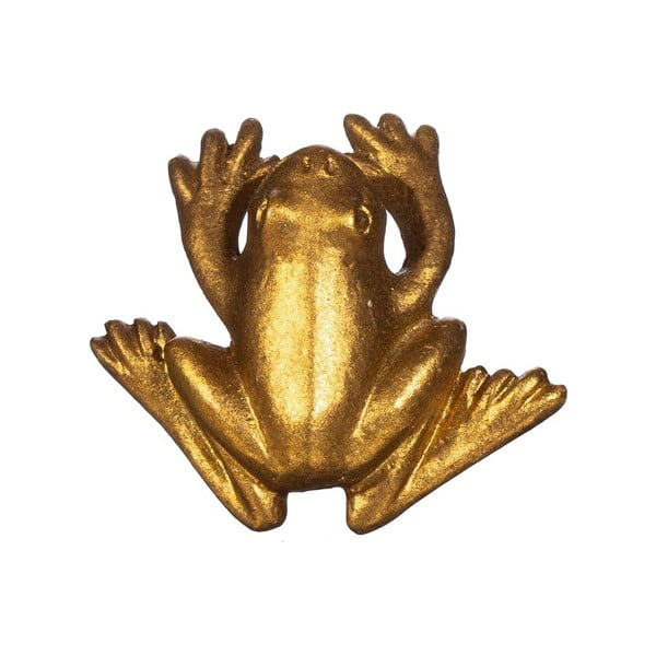 Atvilktnes rokturis zelta krāsā no alvas Sass & Belle Frog