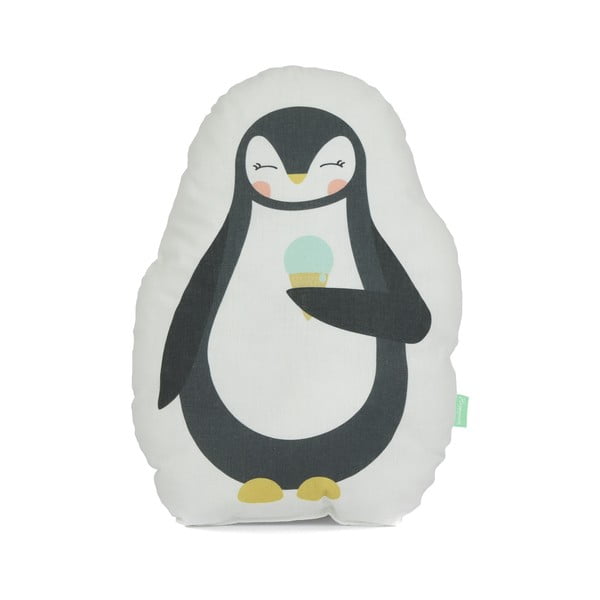 Happynois Penguin tīrās kokvilnas spilvens, 40 x 30 cm