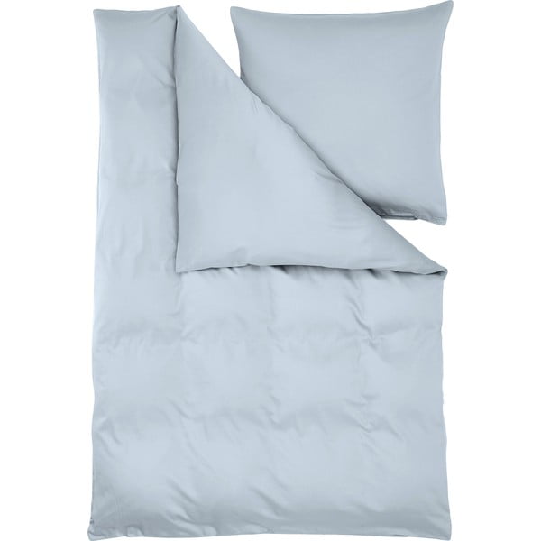 Zila kokvilnas satīna gultas veļa 200x135 cm Comfort – Westwing Collection