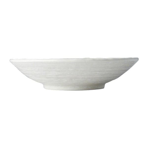 Balts keramikas dziļais šķīvis MIJ Star, ø 24 cm