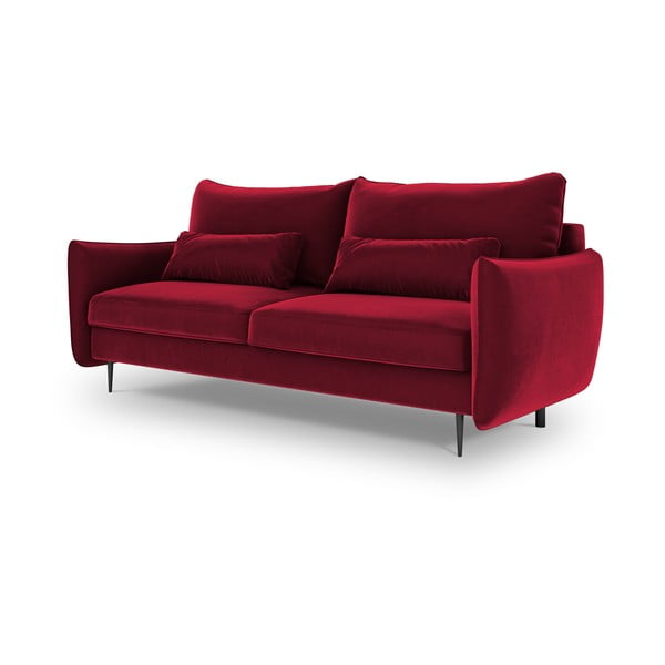 Sarkans izvelkamais dīvāns ar veļas kasti Cosmopolitan Design Vermont