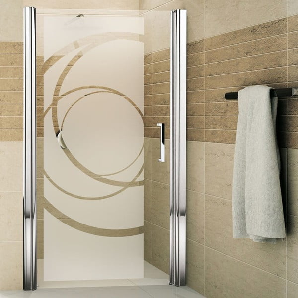 Matēta stikla uzlīme dušas kabīnei Ambiance Design, augstums 95 cm