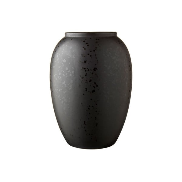Melna keramikas vāze Bitz Basics Black, augstums 20 cm