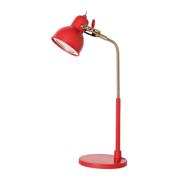 Sarkana galda lampa ar LED gaismu SULION Bang
