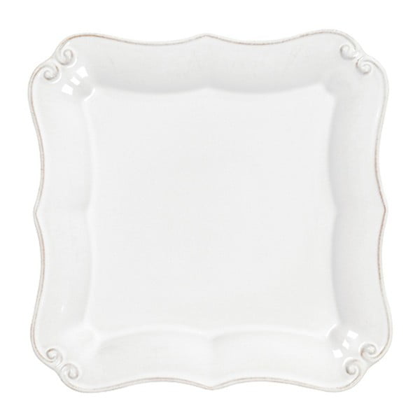 Balts keramikas deserta šķīvis Casafina Vintage Port Barroco, garums 13 cm