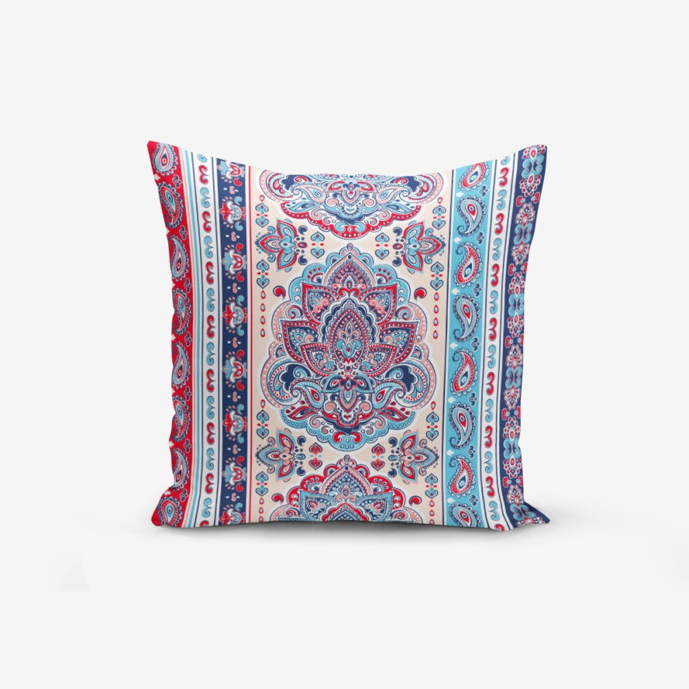Spilvendrāna Minimalist Cushion Covers Red Blue Cini Modern, 45 x 45 cm