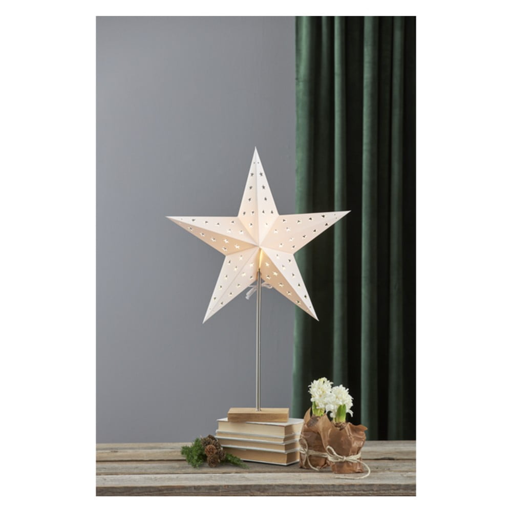 Gaismas dekors Zvaigzne White Star Trading, augstums 65 cm