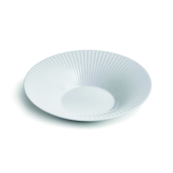 Balts porcelāna dziļais šķīvis Kähler Design Hammershoi, ⌀ 26 cm