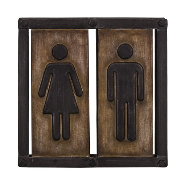 Piekarināmā zīme tualetēm Antic Line, 21,5 x 21,5 cm