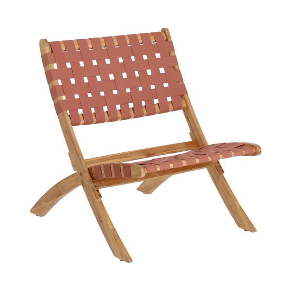 Terakotas saliekams dārza krēsls no akācijas koka Kave Home Chabeli