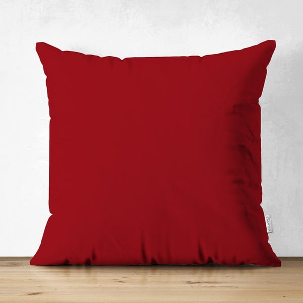 Sarkana spilvendrāna Minimalist Cushion Covers, 45 x 45 cm