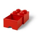 Sarkana uzglabāšanas kaste ar LEGO® atvilktni