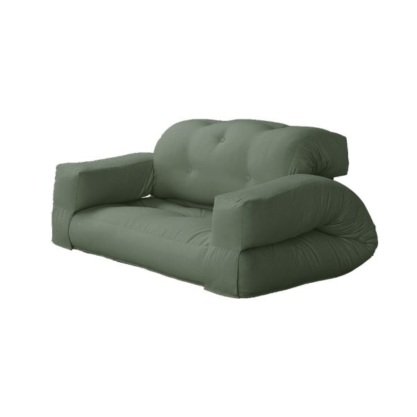 Izlaižams matrača dīvāns Karup Design Hippo Olive Green