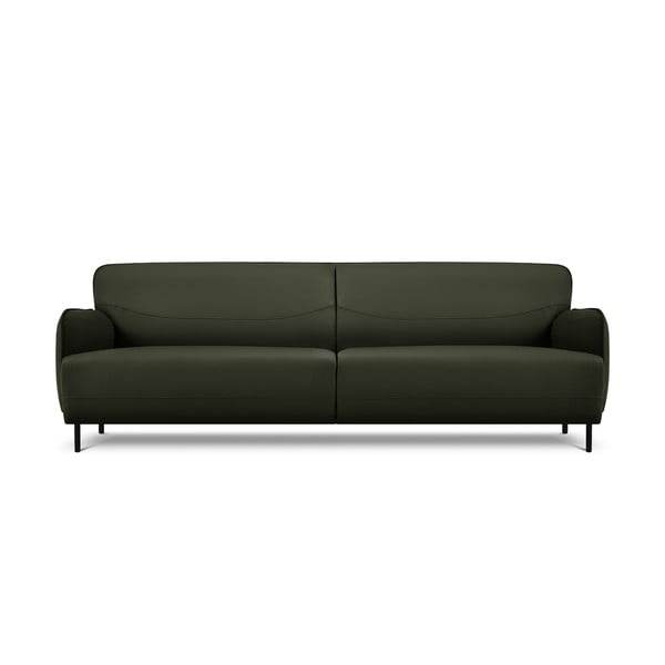 Zaļš ādas dīvāns Windsor & Co Sofas Neso, 235 x 90 cm