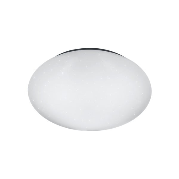 Balts apaļš LED griestu gaismeklis Trio Putz, diametrs 27 cm
