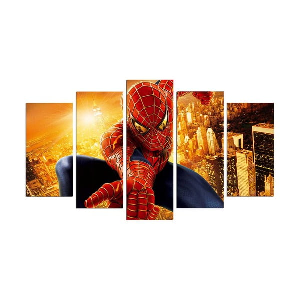 5-daļīga glezna Spider Man