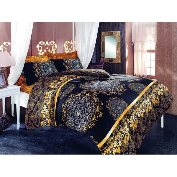 Divguļamā gultasveļa ar palagu un 2 spilvendrānām Osman, 200 x 220 cm