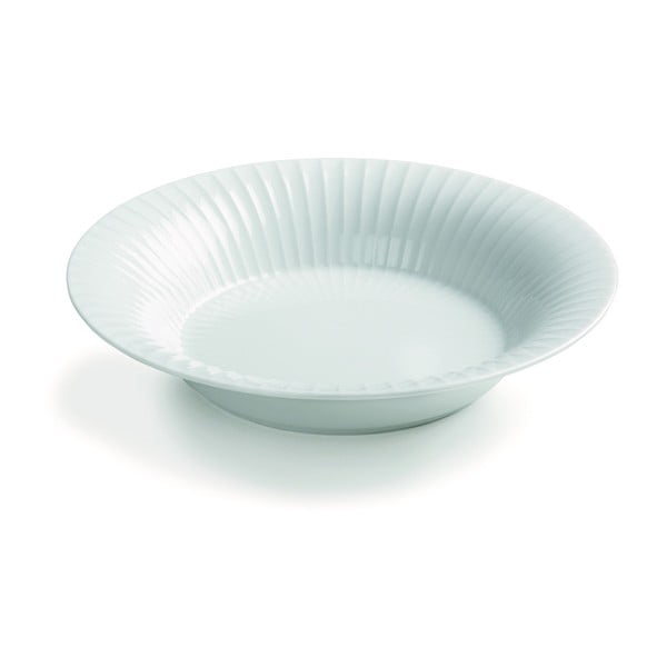 Balts porcelāna dziļais šķīvis Kähler Design Hammershoi, ⌀ 21 cm